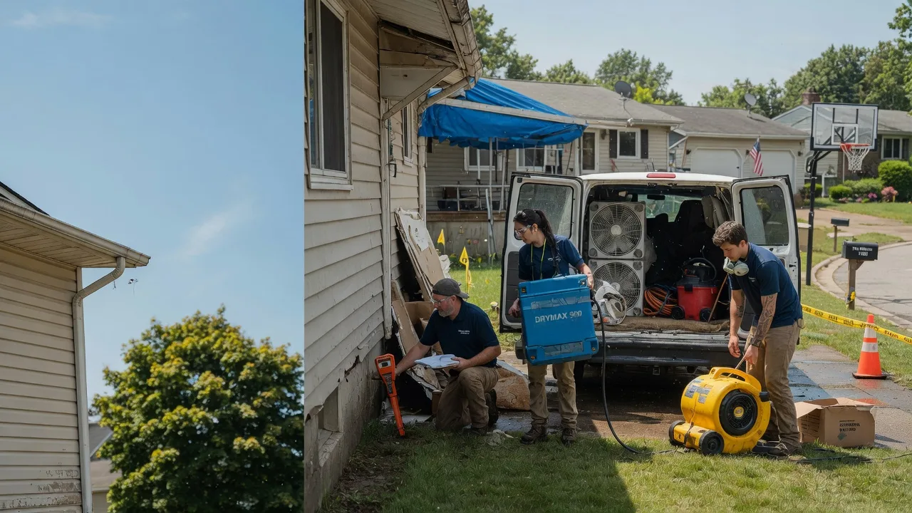 Ceiling Leak Cleanup in Canyon, MN near me